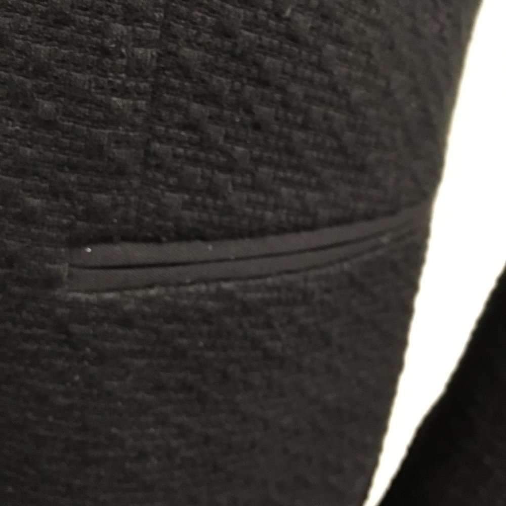 Emporio Armani Giorgio black textured wool blazer i42 - Picture 3 of 6